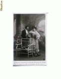 ROMANTIC FOTO 10 antebelica -necirculata -mesaj in franceza