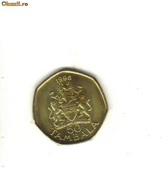 bnk mnd Malawi 50 tambala 1996 unc