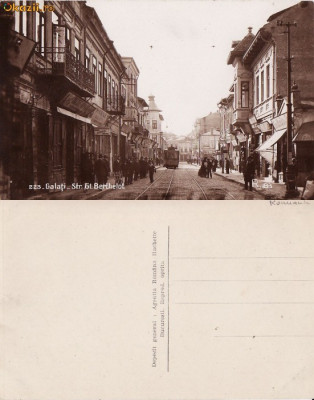 Galati - Strada Berthelot- tramvai foto