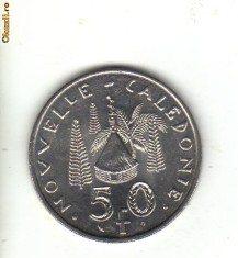 bnk mnd Noua Caledonie 50 franci 2001 unc