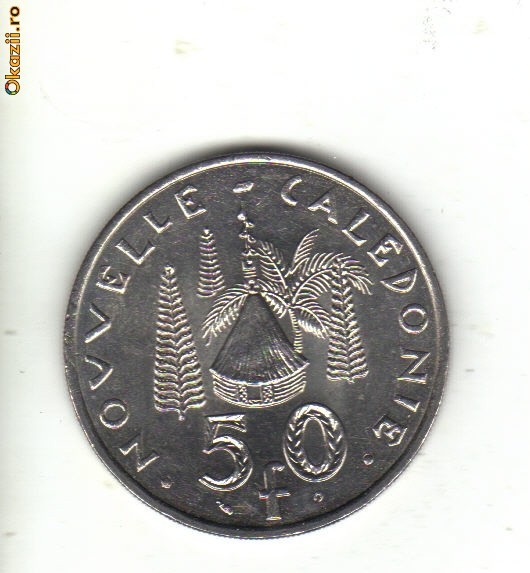 bnk mnd Noua Caledonie 50 franci 2001 unc bnk mnd Noua Caledonie 50 franci 2001 unc