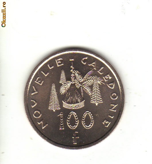 bnk mnd Noua Caledonie 100 franci 2004 unc bnk mnd Noua Caledonie 100 franci 2004 unc