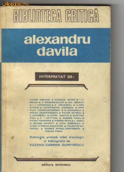 Alexandru Davila interpretat de : Alexandru Davila interpretat de :