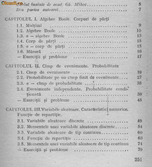 Rodica Trandafir - Introducere in teoria probabilitatilor Rodica Trandafir - Introducere in teoria probabilitatilor