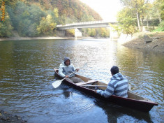 Vand barca de tip canoe foto