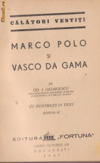 Calatori vestiti : Marco Polo si Vasco da Gama (ed.1942) foto