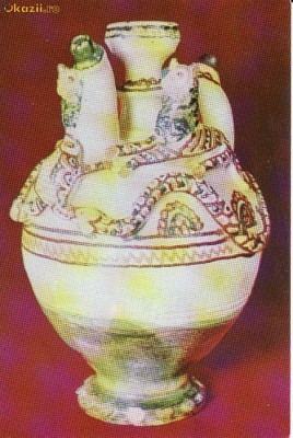Ceramica de Oboga-carte postala RSR foto