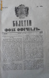 Buletin , foaie oficiala , nr. 36 , Iasi , 1849