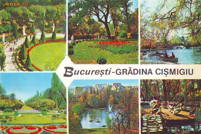 S 5150 Vedere Gradina Cismigiu Bucuresti circulata S 5150 Vedere Gradina Cismigiu Bucuresti circulata