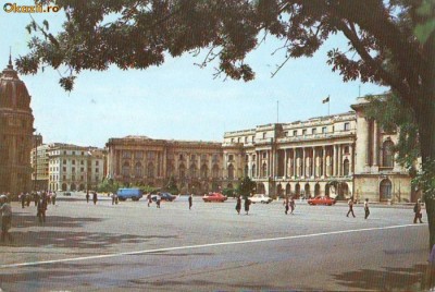 S 5151 Vedere Palatul Republicii Socialiste Bucuresti circulata foto