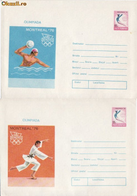 set 2 plicuri sport - Olimpiada Montreal -1976 foto