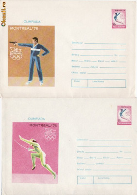 set 2 plicuri sport 2- Olimpiada Montreal -1976 foto