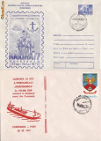 Set 2 plicuri vapoare -vasul Independenta, bricul Mircea