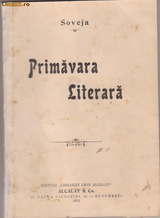 Soveja / PRIMAVARA LITERARA (editie 1914)