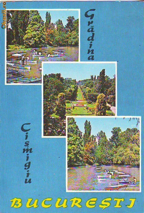 S 5263 Vedere Bucuresti Gradina Cismigiu circulata S 5263 Vedere Bucuresti Gradina Cismigiu circulata