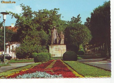 S 4426 Monument Farkas si Janos BolyaiT.Mures Necirculata foto