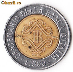 ITALIA 500 LIRE 1993 foto