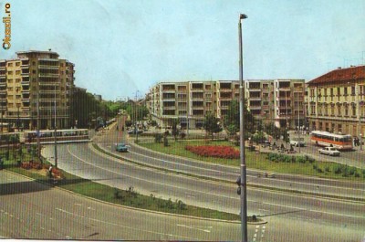 S 3953 Timisoara Piata Nicolae Balcescu circulata foto