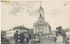 CFL 1910 ilustrata Palos jud Sibiu scoala foto