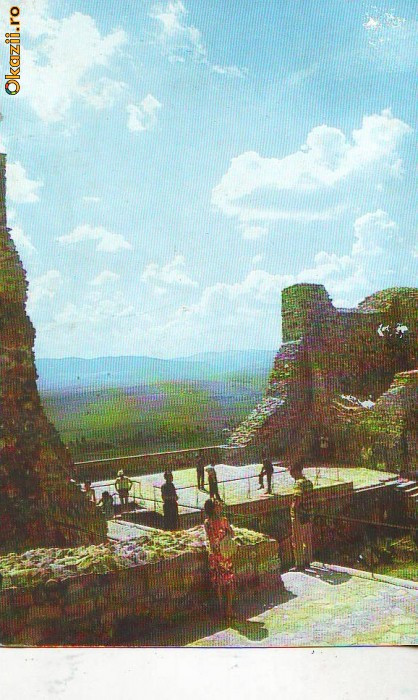 S 4154 Targu Neamt Ruinele cetatii Neamtului necirculata
