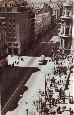 S 5389 Bucuresti Pe Bdul Gh Gheorghiu Dej Circulata foto