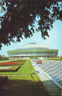 S 5568 Bucuresti Pavilionul central de expozitii Circulata foto