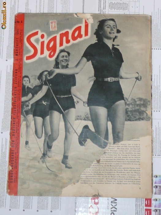 Revista de RAZBOI SIGNAL Germana Nr. 6 1941 Nr. 2 Martie foto mare Revista de RAZBOI SIGNAL Germana Nr. 6 1941 Nr. 2 Martie foto mare