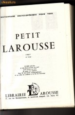 Dictionar enciclopedic Larousse-limba franceza-1967