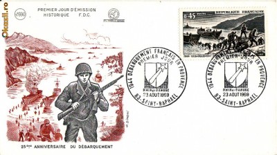 FDC Franta -tema militara -istorica,razboi foto