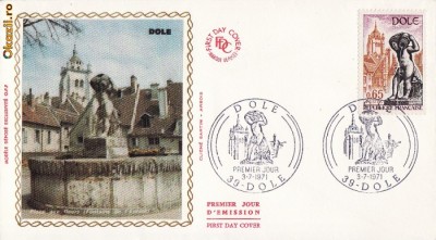 FDC Franta -Dole -istorica,geografica foto