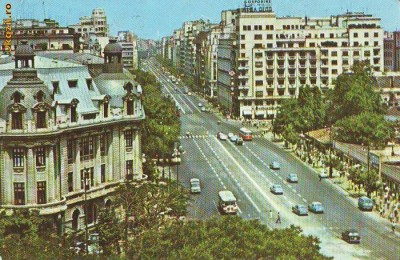S 5869 Bucuresti B-dul Nicolae Balcescu circulata foto