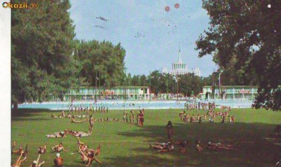 S 5871 Bucuresti Strandul Tineretului circulata foto