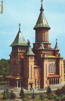 S 3996 Timisoara Catedrala Mitropoliei Banatului circulata foto