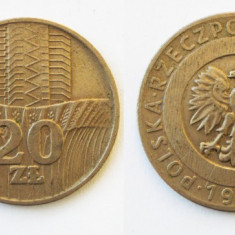 POLONIA 20 ZLOTYCH ZLOTI 1973 NR. 2 **