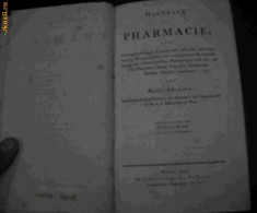 Carte veche Limba Germana rara Chimie Farmacie Viena 1828 foto