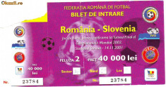 Bilet meci fotbal Romania - Slovenia foto