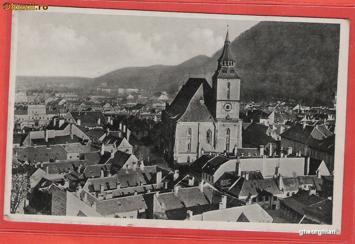 BRASOV BISERICA NEAGRA 1930