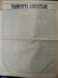 Cumpara ieftin Ziarul Trompetta Carpatilor , nr. 1109 , 1874