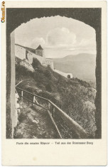 1930 ROMANIA carte postala ilustrata Cetatea Rasnov jud Brasov neuzata originala foto