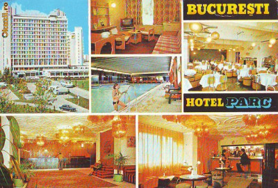 S5916 BUCURESTI Hotel Parc 1981 foto