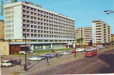 S5928 BUCURESTI Hotel Nord 1970 foto