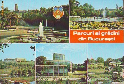 S5957 BUCURESTI Parcuri si gradini 1981 foto