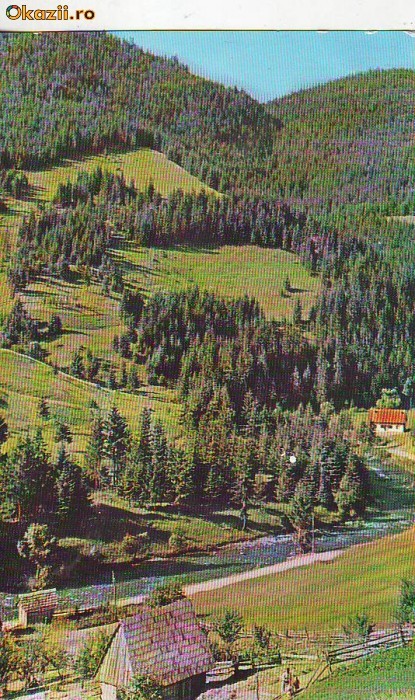 S 6291 Vedere Muntii Apuseni Valea Arazi circulata S 6291 Vedere Muntii Apuseni Valea Arazi circulata