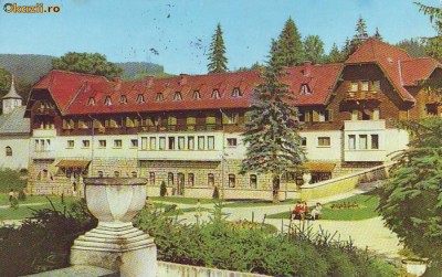 S 6304 Vedere din Statiunea Borsec Sanatoriul Balnear circulata foto