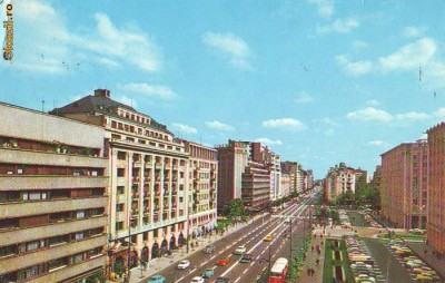 S5997 BUCURESTI B-dul General Magheru 1970 foto