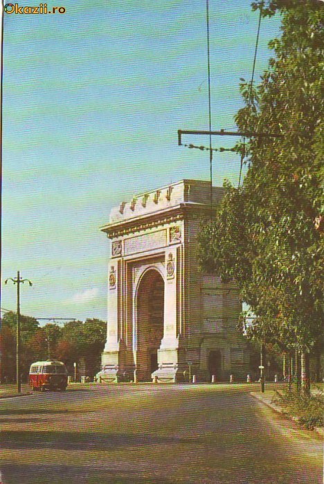 S6010 BUCURESTI Arcul de Triumf 1966 S6010 BUCURESTI Arcul de Triumf 1966