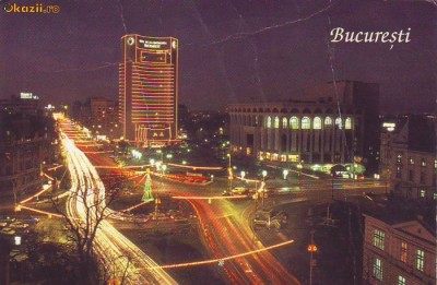 S6086 BUCURESTI Piata Universitatii CIRCULAT foto