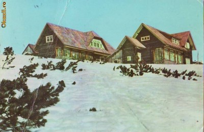 S 6331 Muntii Bucegi Cabana Piatra Arsa circulata foto