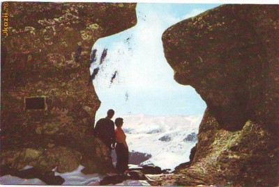 S 6331 Muntii Bucegi spre Culmea Strungii si Leaota circulata foto