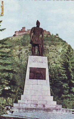 S 6374 DEVA Statuia lui Decebal circulata foto